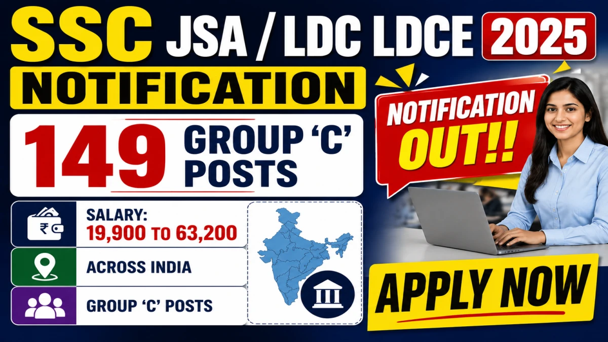 SSC JSA Recruitment